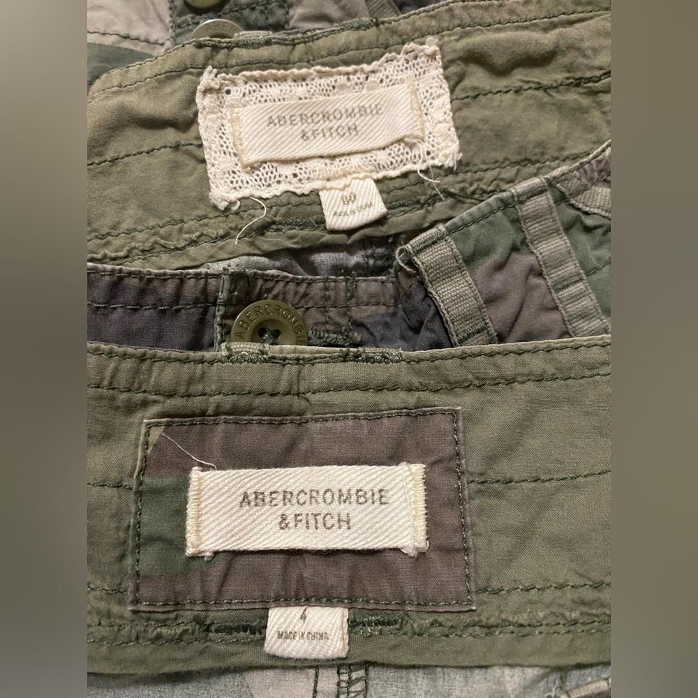 Y2k vintage Abercrombie camo low rise mini skirt - Picture 12 of 16